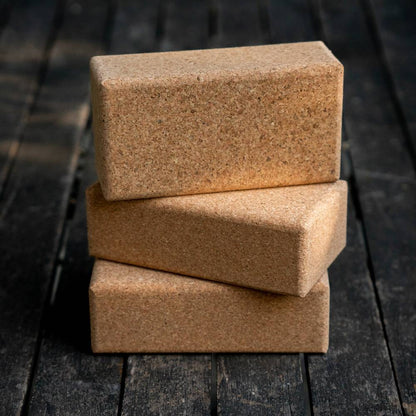 Brique de yoga en liège naturel, antidérapante légère et durable