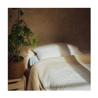 Oreiller 100% liège naturel du Var cousu main dans l'atelier provençal, coutures soignées
