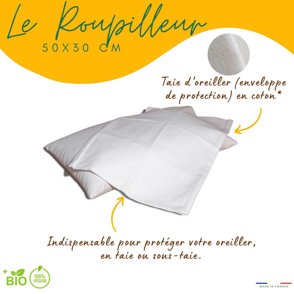 Garnissage 100% végétal et compostable : douceur naturelle et lavable 60°C, alternative aux mousses synthét...
