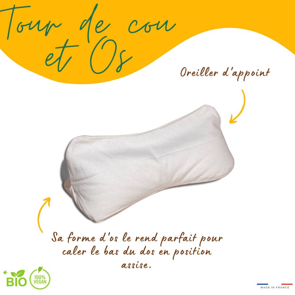 Tour de cou bio en balle d'épeautre de Les Cardalinnes, atelier artisanal de Saint-Chamas en Provence